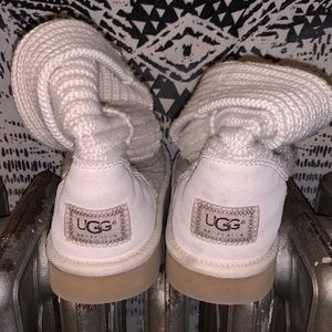 White Yarn Ugg Boots 🥾